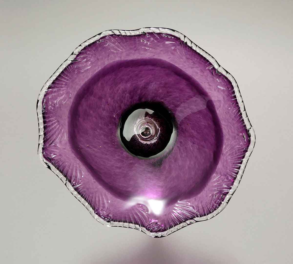 Birdbath One Color Amethyst Purple