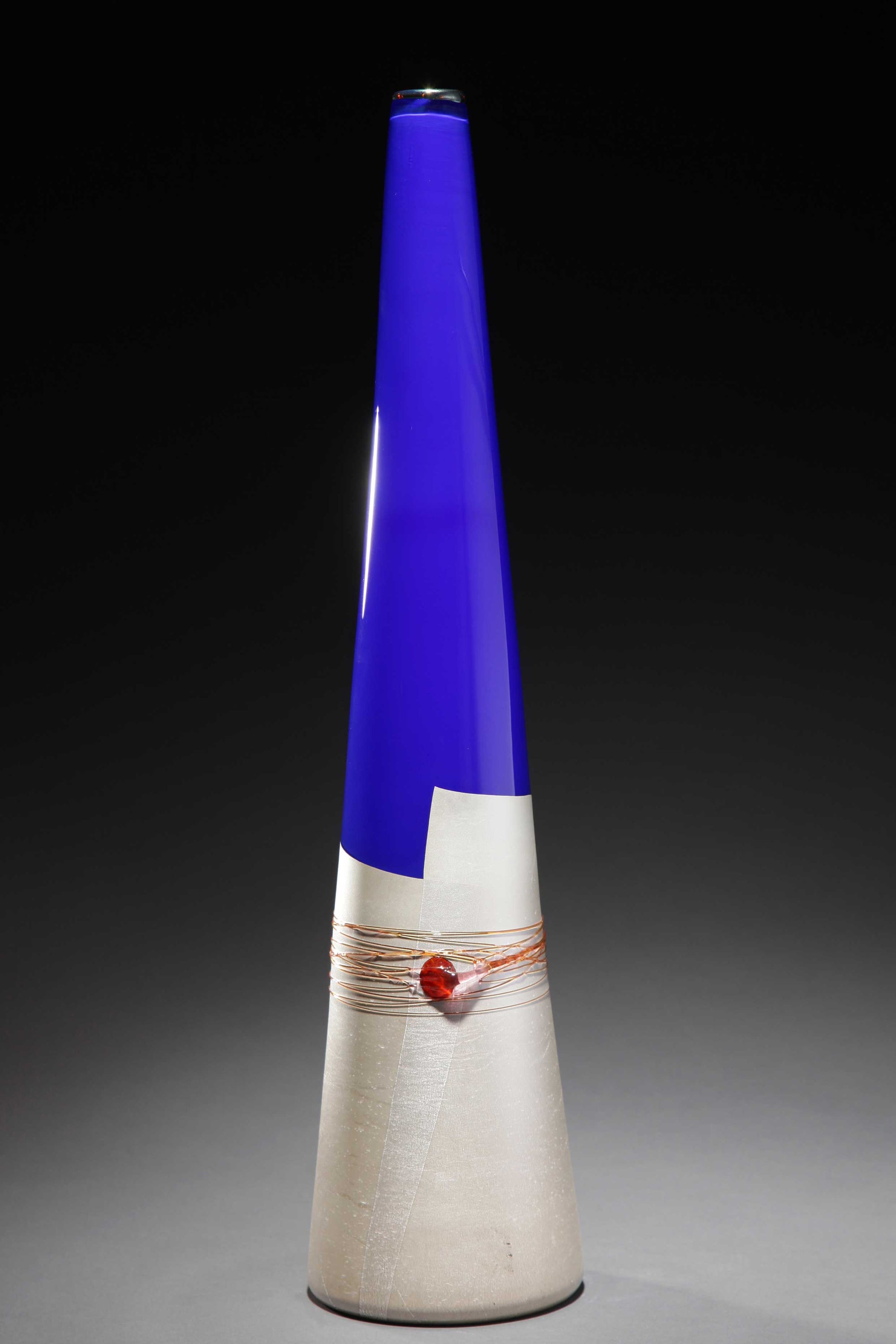 Cone Vase Lapis Blue