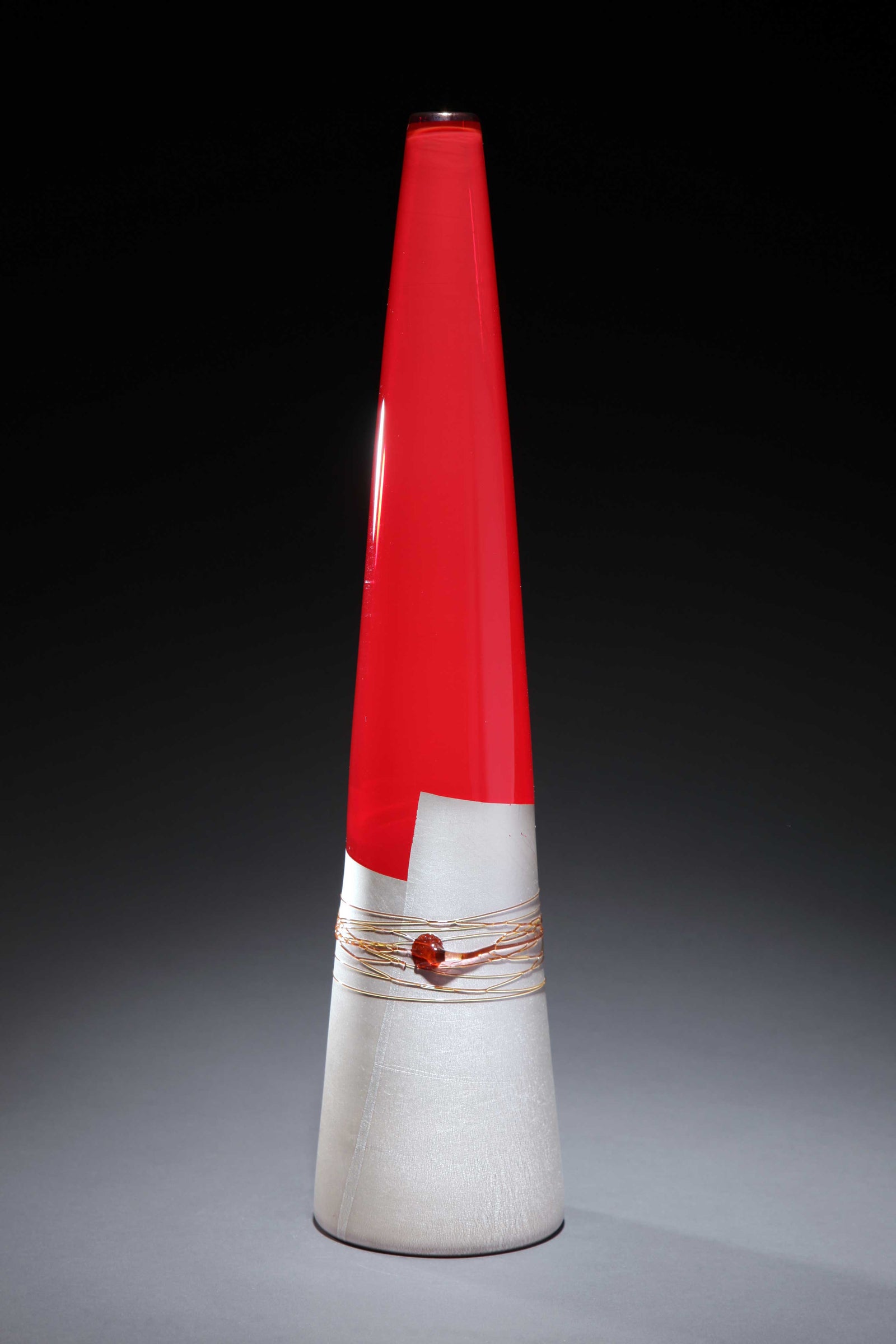 Cone Vase Red