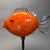 Fish Clownfish Net Patterned Orange