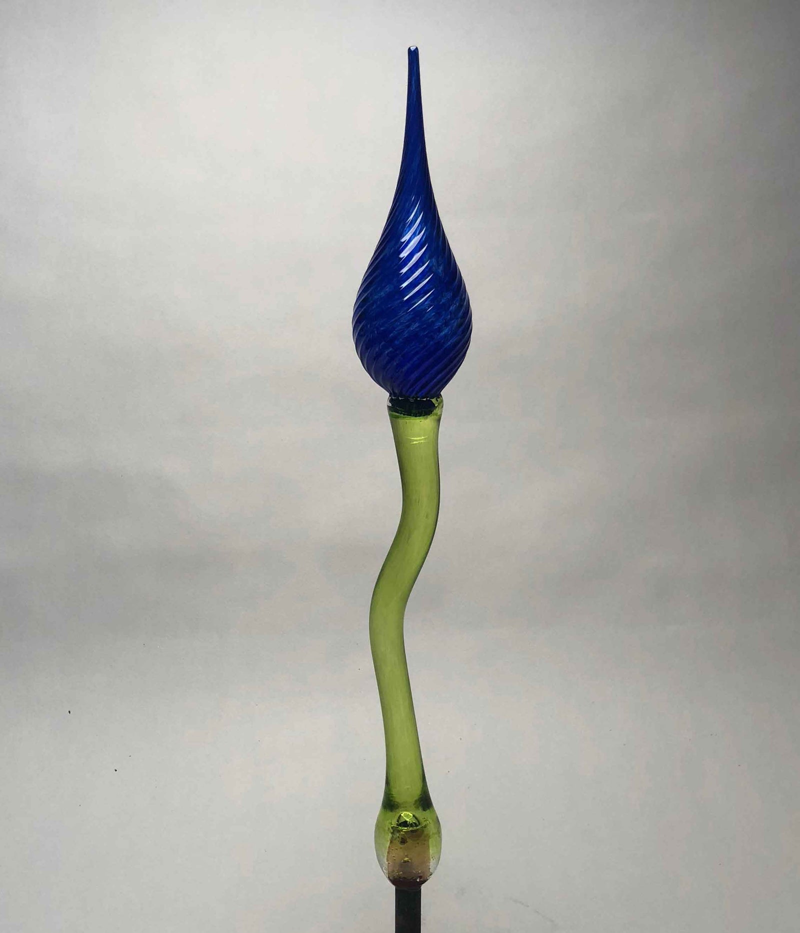 Flower Bud Cobalt Blue