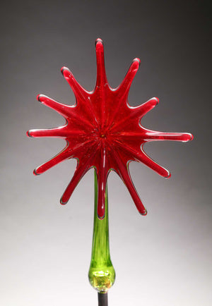 Flower Sunburst Red