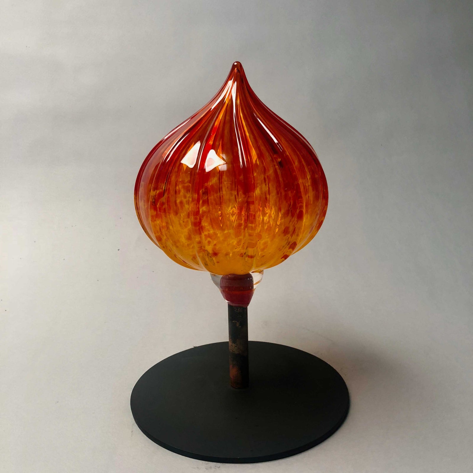 Fencepost Finial Orange Yellow