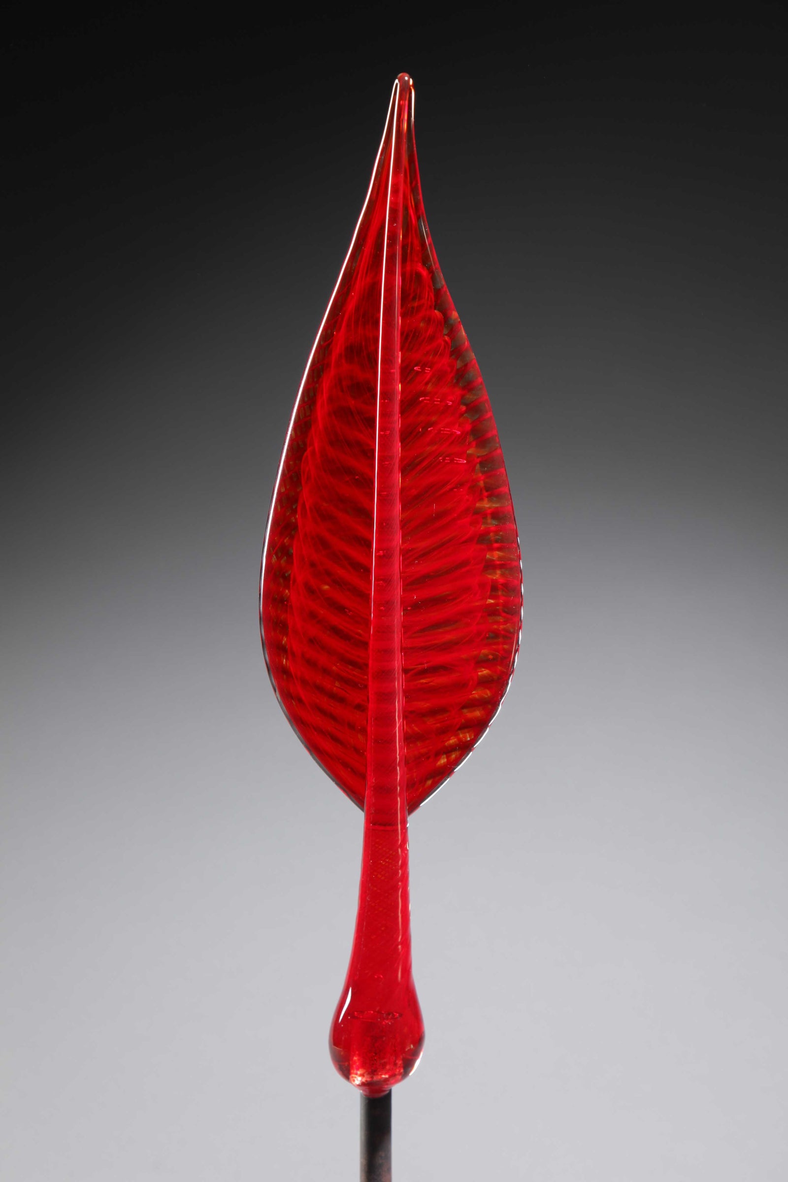 Feather Leaf Red