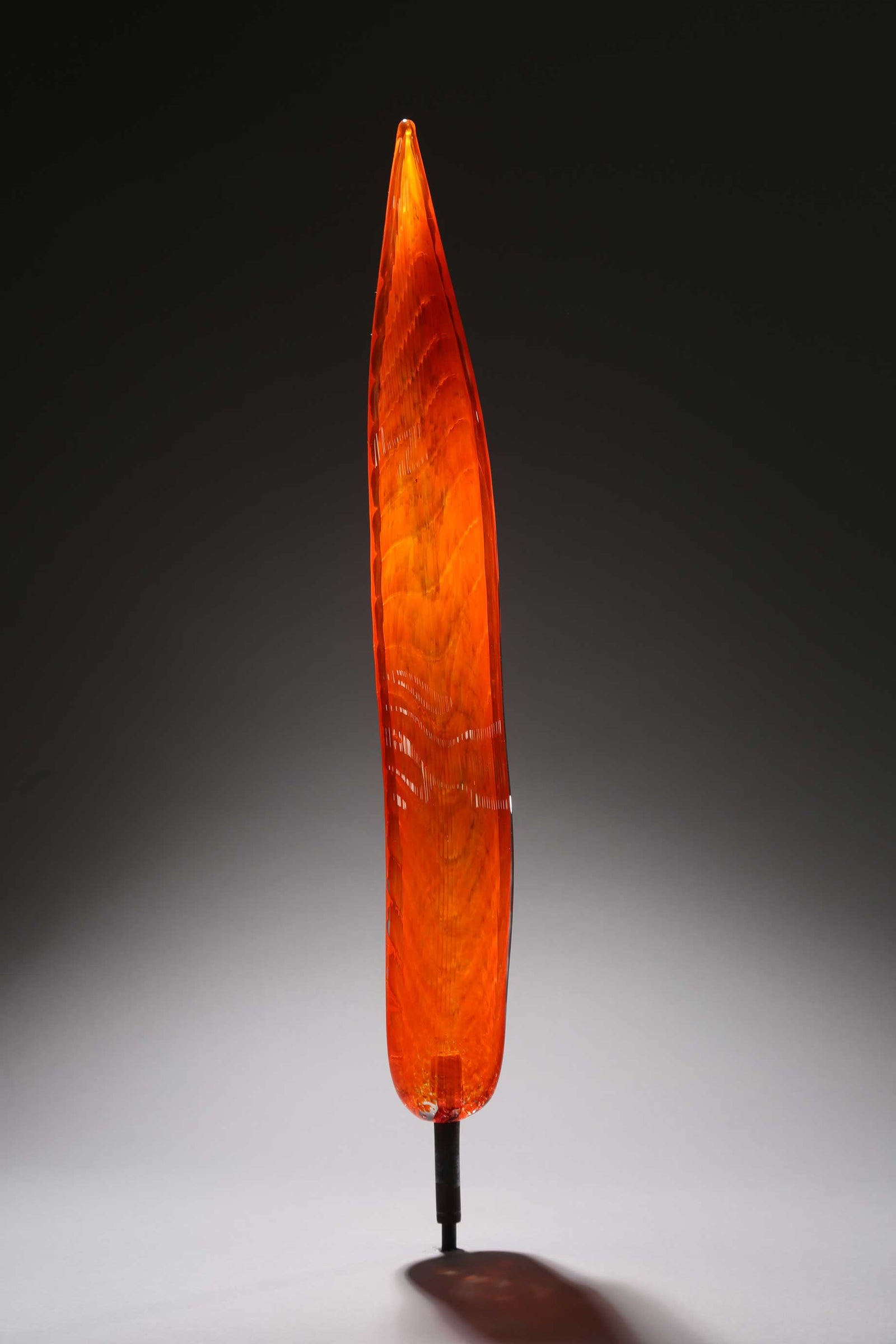 Sculpted Leaf Orange