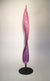 Tall Twisted Herringbone Leaf Purple Pink