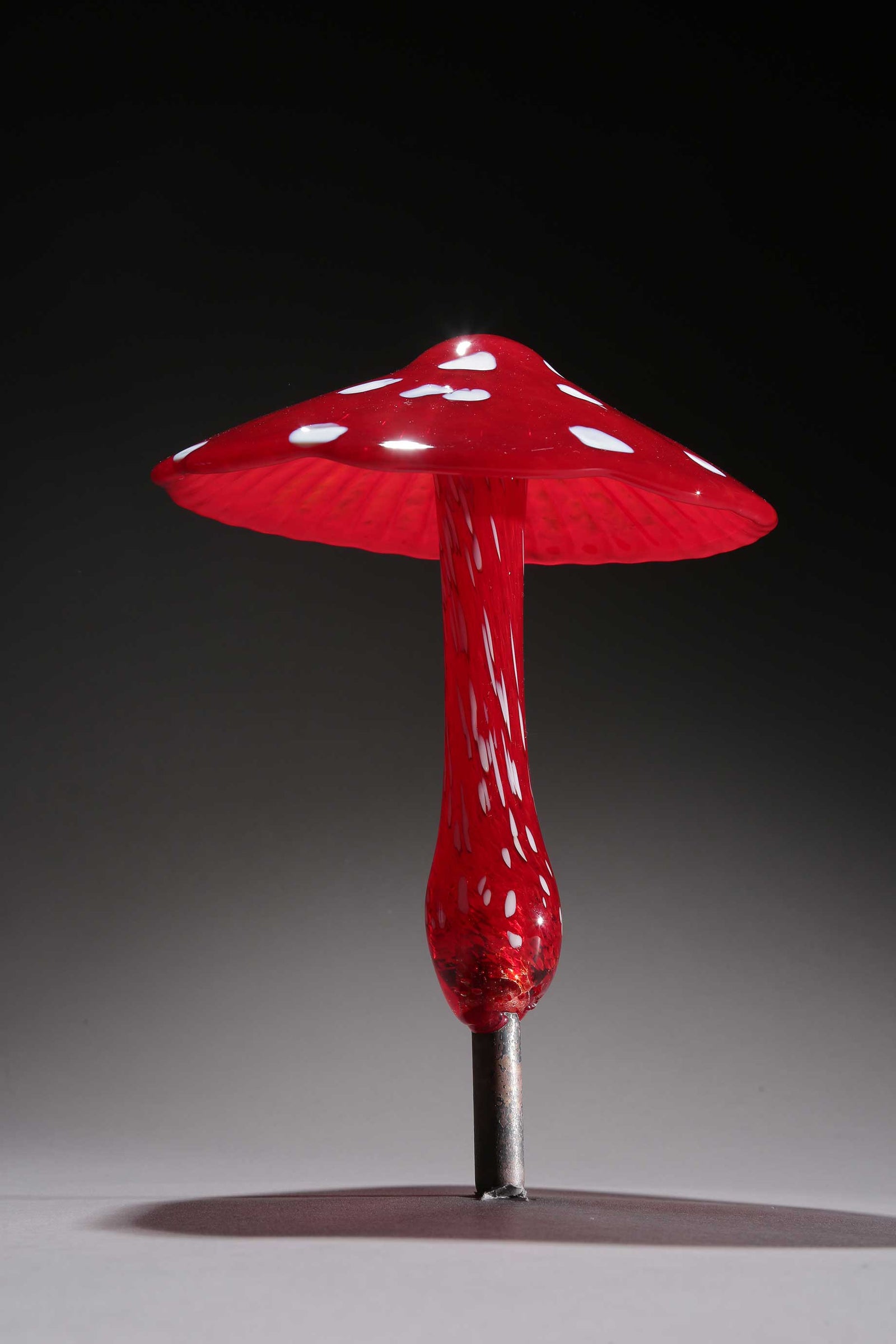 Mushroom Red w White Dots