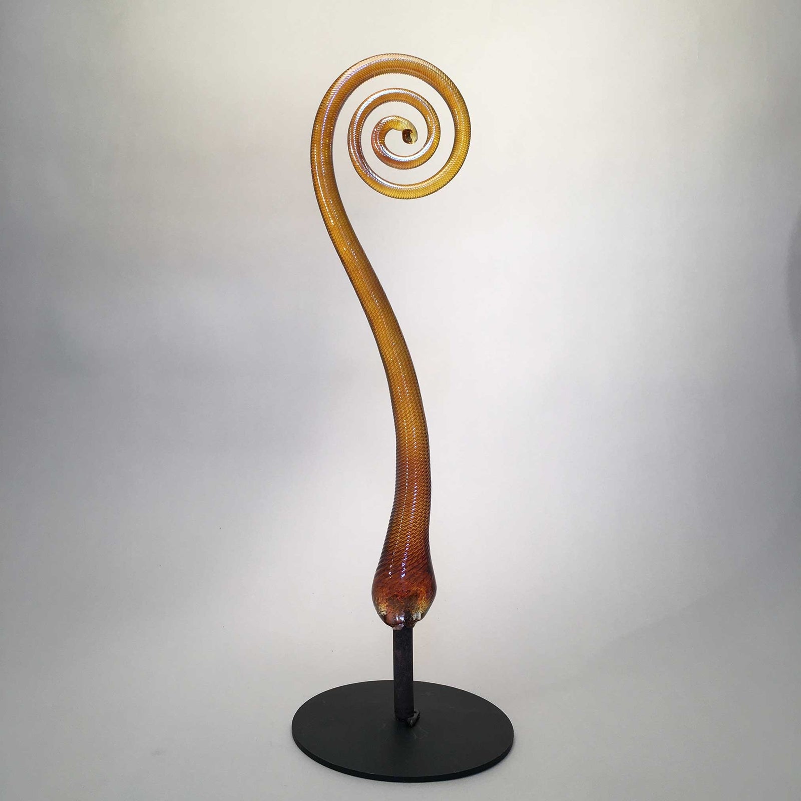 Tall Fern Amber Mirror