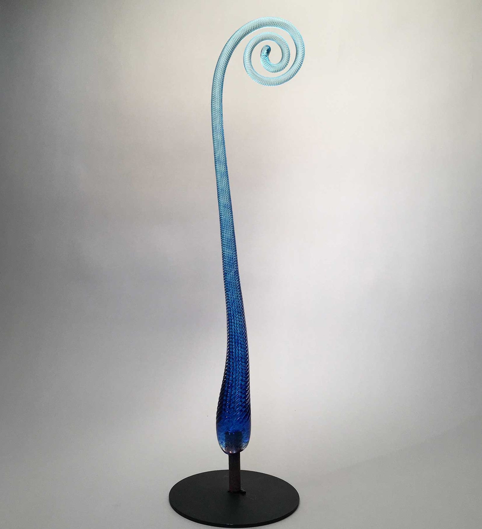 Tall Fern Cobalt Blue Teal