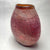 Ovoid Vase Red with Silver