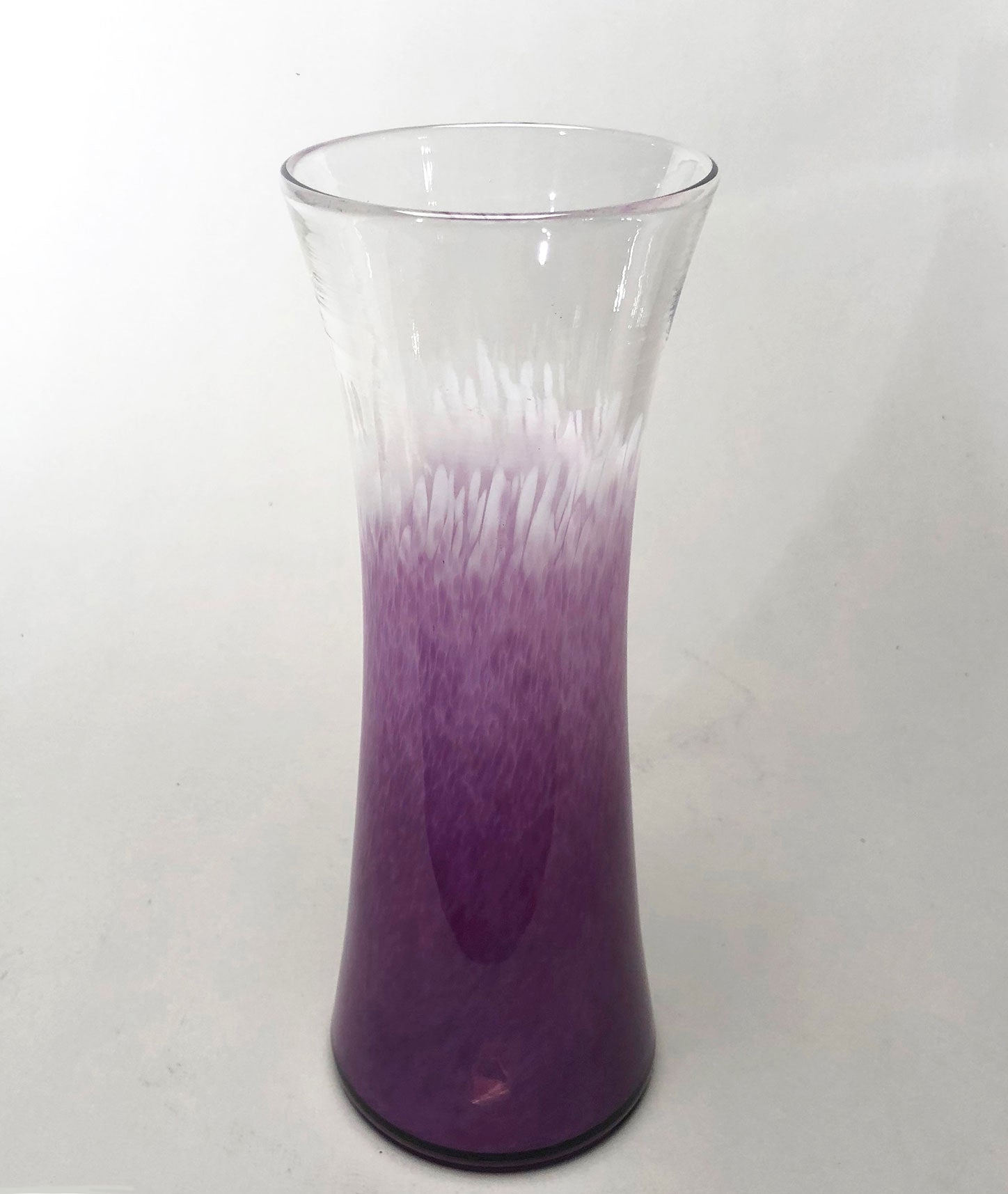 Tower Vase Purple White