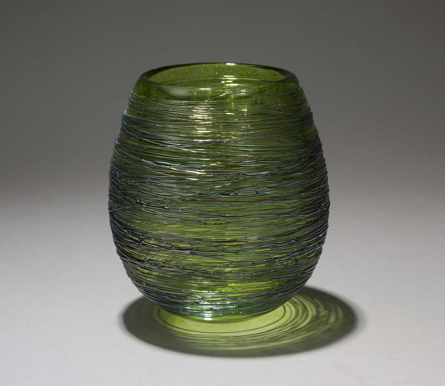 Votive or Vase Citron Green Dome