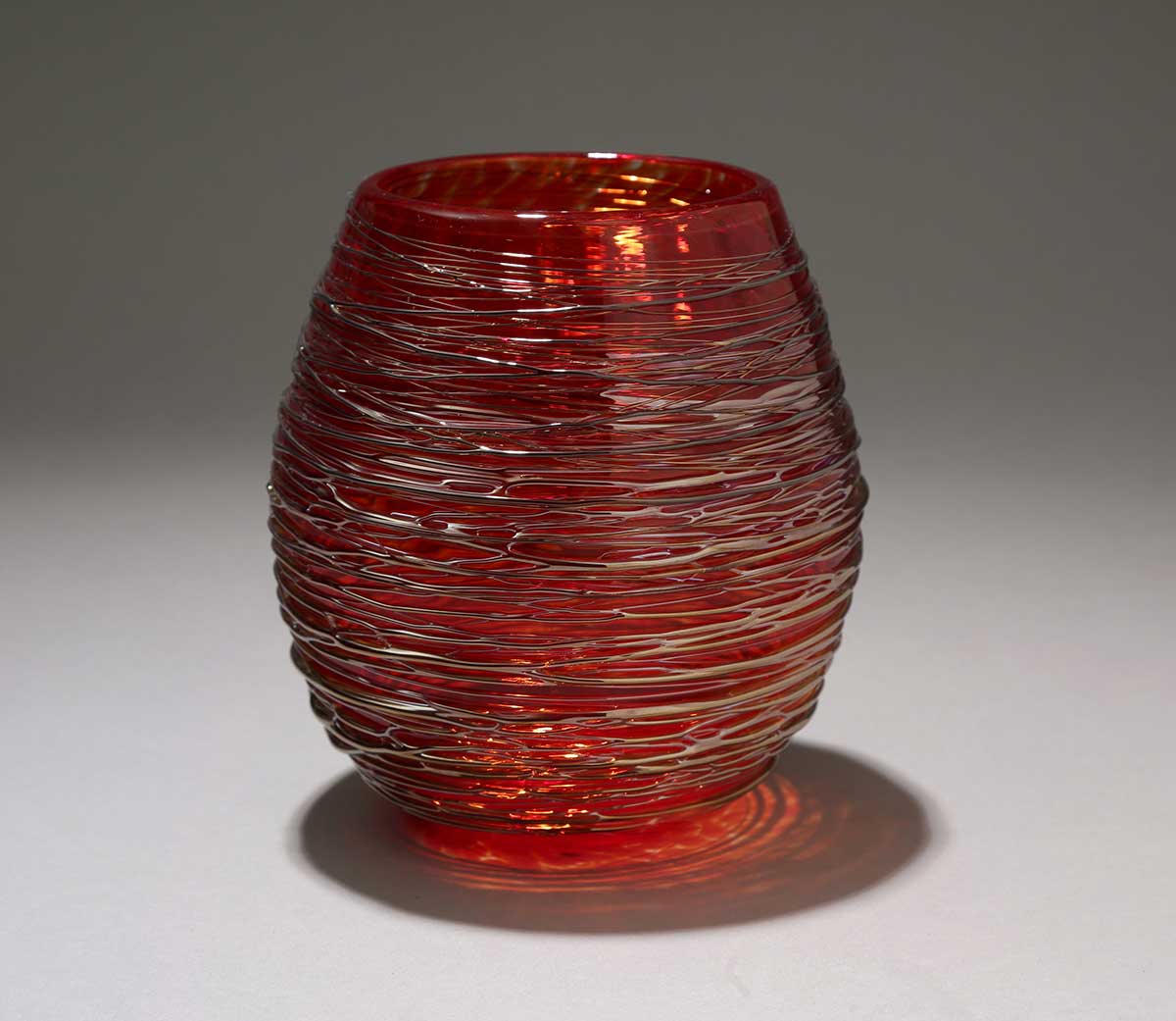 Votive or Vase Red Dome